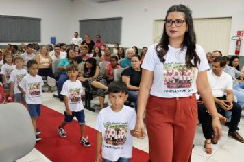 Formatura das turmas do Jardim II da Creche Escola Danilo Cappelletto