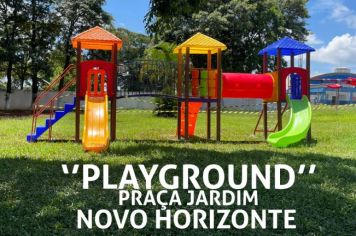 PREFEITURA ADQUIRE PLAYGROUND PARA AS CRIANÇAS EM FLORÍNEA