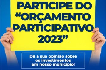 ORÇAMENTO PARTICIPATIVO 2023