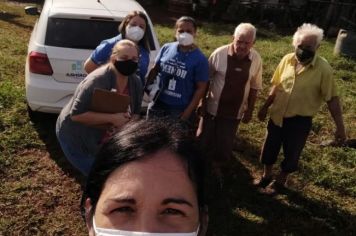 AGENTES COMUNITÁRIOS REALIZAM VISITAS NA ZONA RURAL