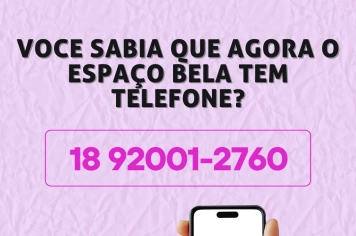 Novidade no Espaço Bela!