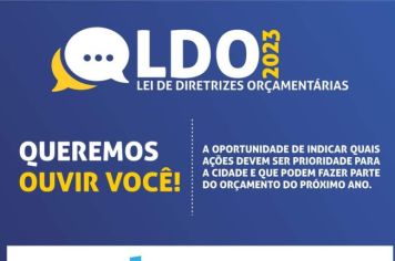 MORADORES DE FLORÍNEA PODEM OPINAR NA ELABORAÇÃO DA LDO 2023