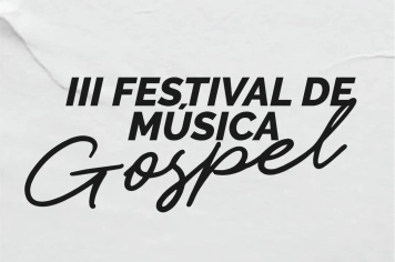VEM AÍ O 3º FESTIVAL DE MÚSICA GOSPEL DE FLORÍNEA