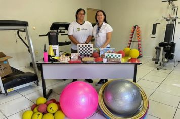 PREFEITURA ADQUIRE EQUIPAMENTOS ESPORTIVOS E LÚDICOS PARA ACADEMIA DA SAÚDE