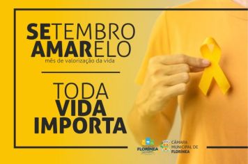 SETEMBRO AMARELO ''PREVENÇÃO AO SUICÍDIO''