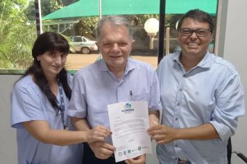 PREFEITO DUDA RECEBE VISITA DO DEPUTADO ESTADUAL MAURO BRAGATO