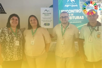 No dia 08 de maio, representantes do município de Florínea participaram do 1º Encontro da Rede de Prefeituras para Saúde Mental dos Adolescentes, realizado na Estância Morro Grande, em Ibiúna.