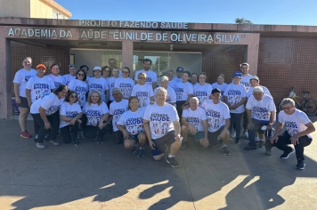 MAIS SAÚDE: ENTREGA DE UNIFORMES AO PROJETO FAZENDO SAÚDE!
