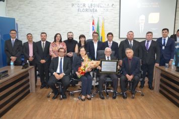 PREFEITO DUDA PARTICIPA DE ENTREGA DE TÍTULO DE “CIDADÃO BENEMÉRITO” PARA WALTER SILVEIRA