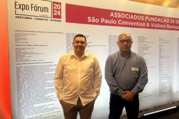 SECRETÁRIO DE CULTURA, TURISMO E PRESIDENTE DO COMTUR DE FLORÍNEA PARTICIPAM DO EXPO FORUM SP! 