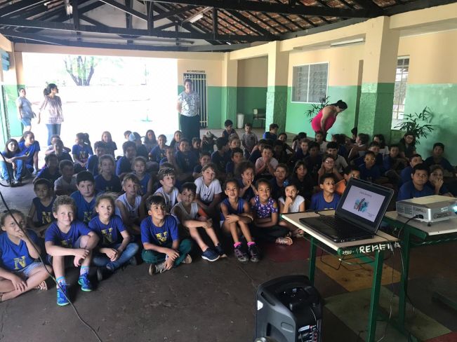 SECRETARIA DE SAÚDE REALIZA ATIVIDADE NAS ESCOLAS SOBRE A HIGIENE BUCAL