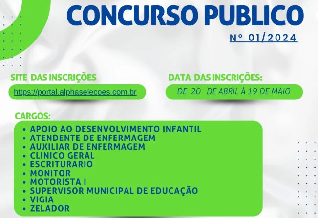 CONCURSO PÚBLICO EM FLORÍNEA