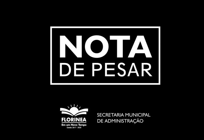 NOTA DE PESAR