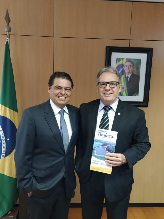 PREFEITO DUDA CUMPRE EXTENSA AGENDA NA CAPITAL FEDERAL EM BUSCA DE RECURSOS PARA FLORÍNEA