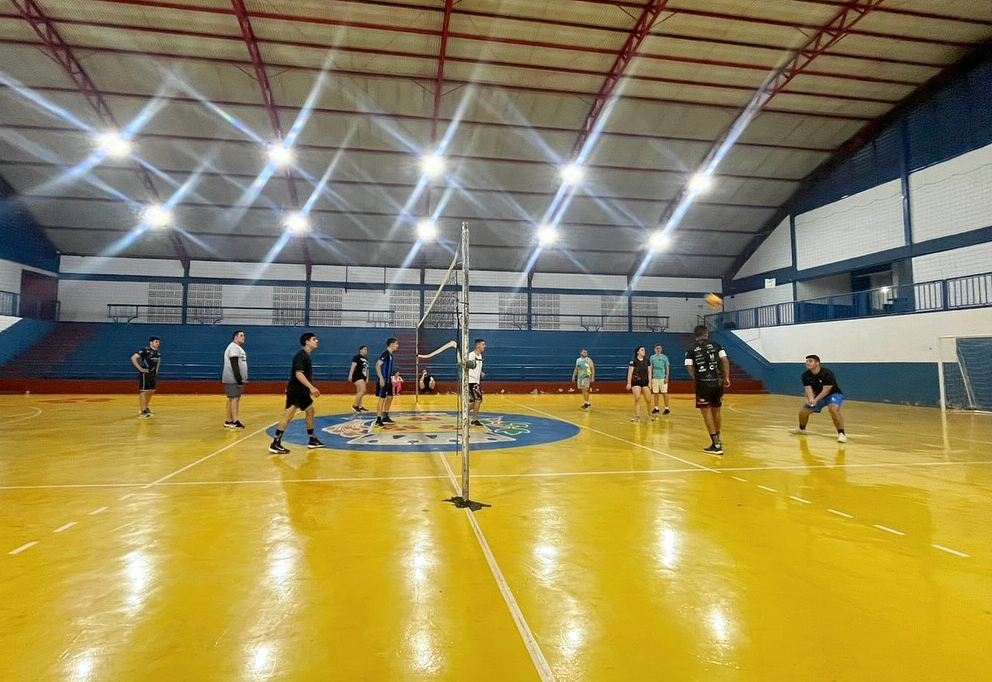 O Ginásio de Esportes de Florínea está a todo vapor!