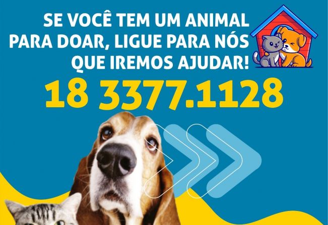 CAMPANHA DE DOAÇÃO DE ANIMAIS