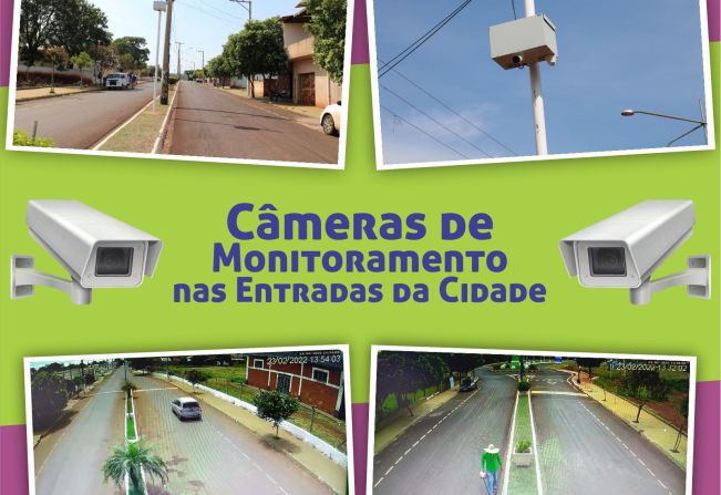 PREFEITURA INSTALA NOVAS CÂMERAS DE MONITORAMENTO NAS ENTRADAS DA CIDADE