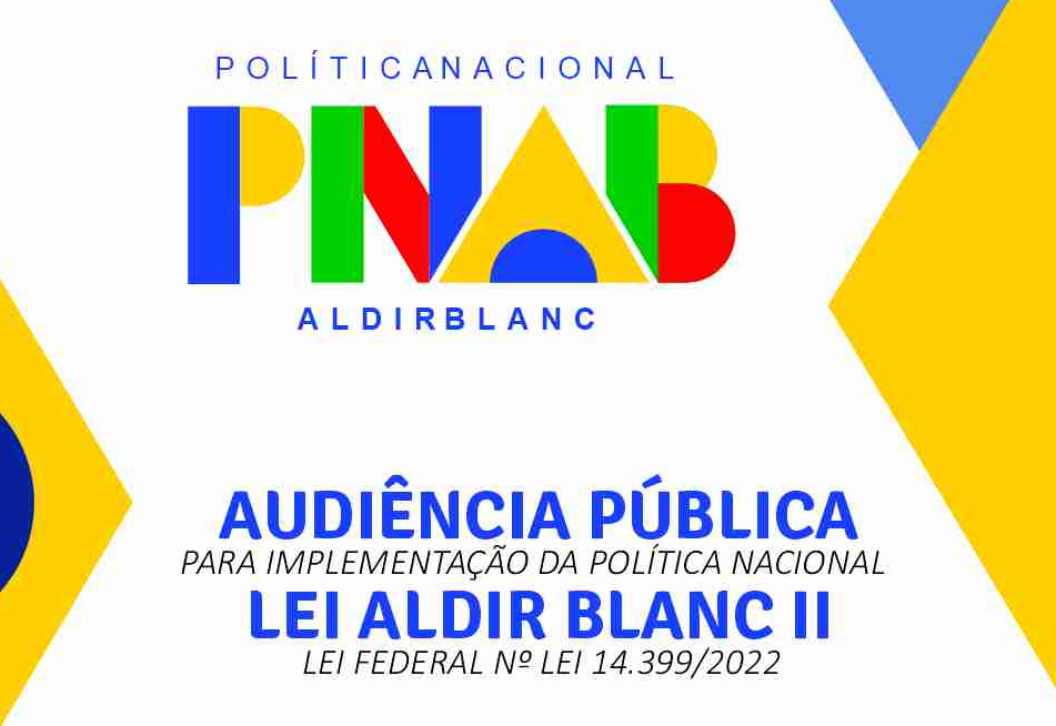 FLORÍNEA CONVIDA PARA AUDIÊNCIA PÚBLICA - “LEI ALDIR BLANC II”
