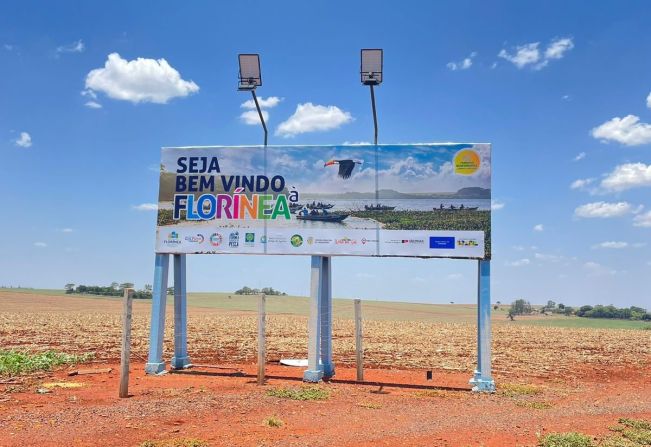 TURISMO DE FLORÍNEA ATUALIZA OUTDOOR DE ACESSO DA CIDADE