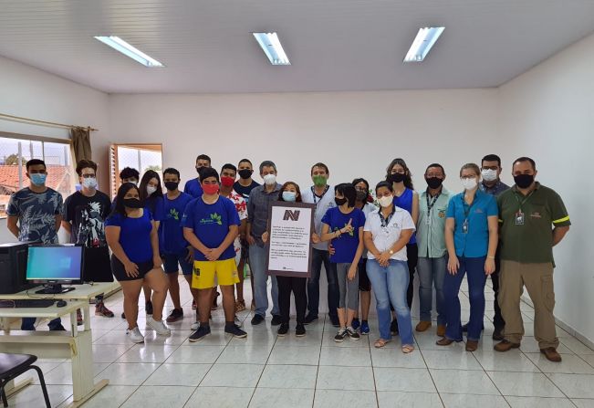 REPRESENTANTES DA NOVAMÉRICA VISITAM PROJETO ECOJOVEM EM FLORÍNEA