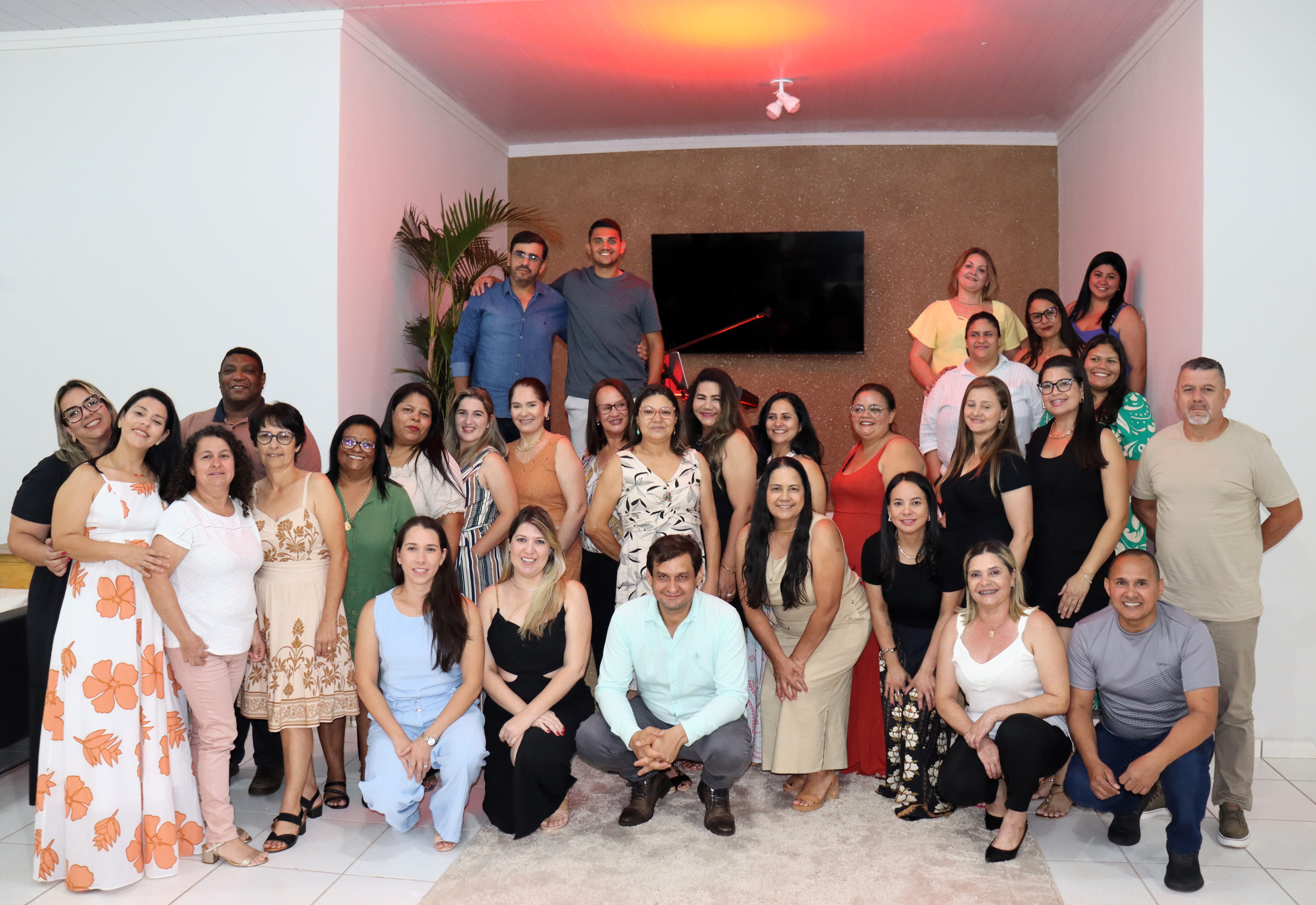 Jantar em comemoração ao dia do professor.