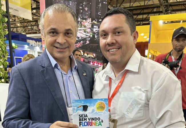 FLORÍNEA MARCA PRESENÇA EM UM DOS MAIORES EVENTOS DE TURISMO DA AMÉRICA LATINA