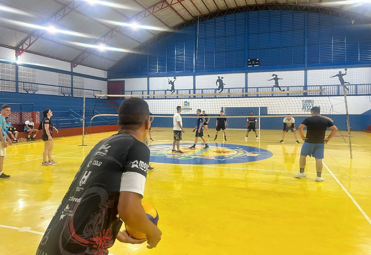 O Ginásio de Esportes de Florínea está a todo vapor!