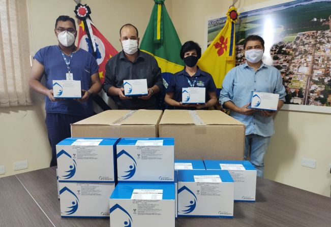 MUNICÍPIO RECEBE MIL TESTES RÁPIDOS DE COVID-19