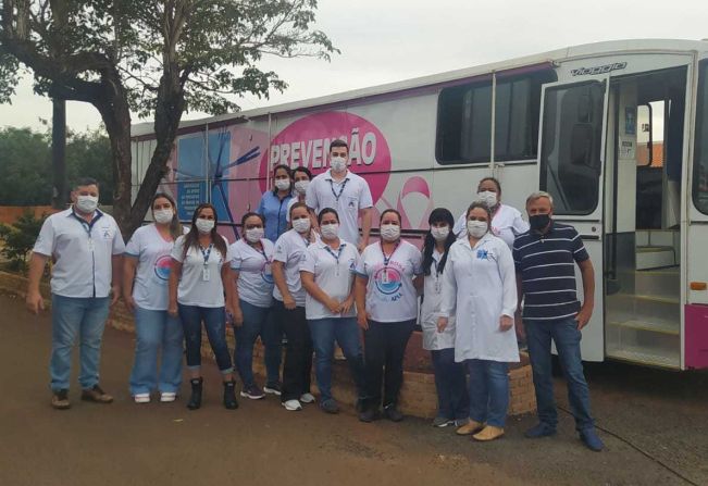 FLORÍNEA RECEBE A UNIDADE MOVEL DE PREVENÇÃO AO CÂNCER DE COLO DO ÚTERO 